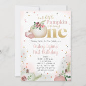 Eerste verjaardag van de roze roze roze roze kaart (Voorkant)