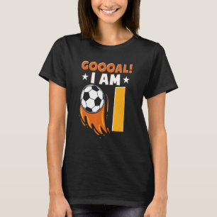 Eerste verjaardag van de Voetdag-wedstrijd 1 jaar  T-shirt