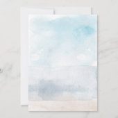 Eerste verjaardag van de Waterverf van het Zee Mer Kaart (Achterkant)