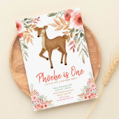 Eerste verjaardag van hert Woodland Kaart