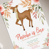 Eerste verjaardag van hert Woodland Kaart