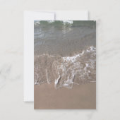 Eerste verjaardag van het Beach Nautical Custom Tr Kaart (Achterkant)