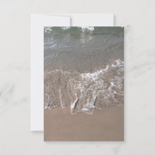 Eerste verjaardag van het Beach Nautical Custom Tr Kaart (Achterkant)