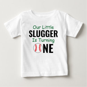 Eerste verjaardag van het kleine slokdBaseball