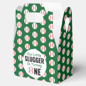 Eerste verjaardag van het kleine slokdBaseball Bedankdoosjes (Geopend)