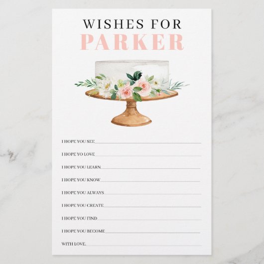 Eerste verjaardag van het moderne roze meisje (Voorkant)