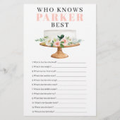 Eerste verjaardag van het moderne roze meisje (Achterkant)