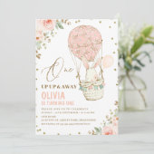 Eerste verjaardag van Invi van de luchtballon in-  Kaart (Staand voorkant)