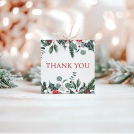 Eerste verjaardag van Kerstwinter Onederland Favor Bedankjes Labels