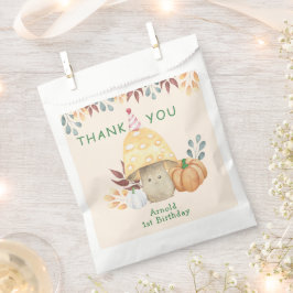 Eerste verjaardag van Little Mushroom DANK JE WEL Bedankzakje