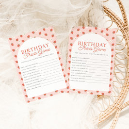 Eerste verjaardag van meisjes met aardbeien verjaa