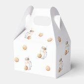 Eerste verjaardag van melk en koekjes bedankdoosjes (Achterkant)