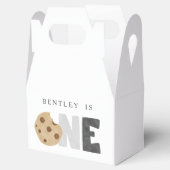 Eerste verjaardag van melk en koekjes bedankdoosjes (Geopend)