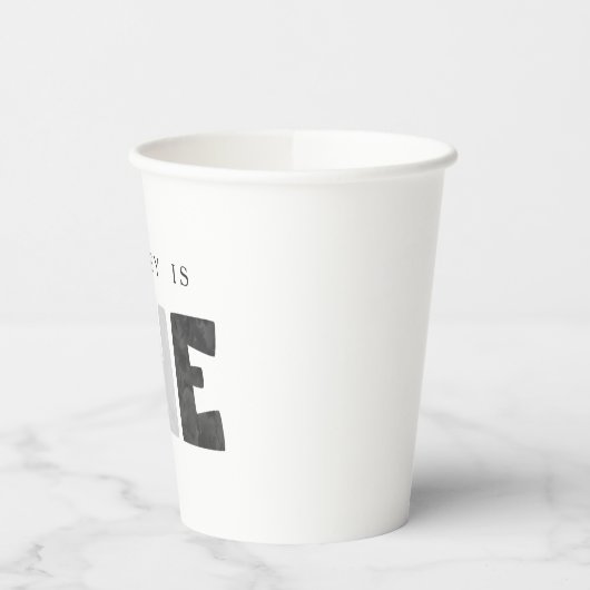 Eerste verjaardag van melk en koekjes papieren bekers (Links)