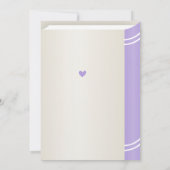 Eerste verjaardag van Miss Onederful Girl Kaart (Achterkant)