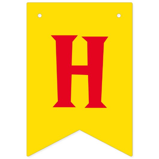 Eerste verjaardag van Red Yellow Blue Vlaggetjes (Tweede vlag)