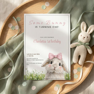 Eerste verjaardag van Some Bunny Kaart