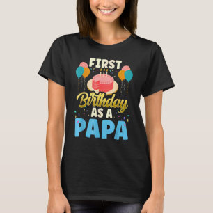 Eerste verjaardag van vader Papa Fa T-shirt