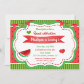 Eerste verjaardag van Watermelon Kaart (Voorkant)