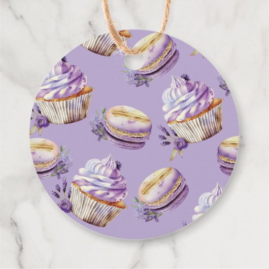 Eerste verjaardag Violet Persoonlijk Bedankt Bedankjes Labels (Achterkant)