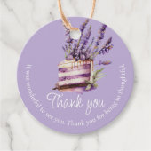 Eerste verjaardag Violet Persoonlijk Bedankt Bedankjes Labels (Voorkant)