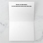 Eerste verjaardag Vos Kaart (Binnen)