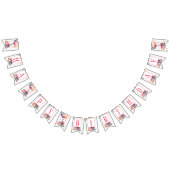 Eerste Verjaardag - Waterverf cadeaus en ballonnen Vlaggetjes (Alle)