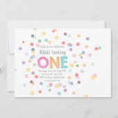 Eerste verjaardag Waterverf Kaart (Voorkant)