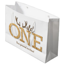 Eerste verjaardag Wild One Boy Verjaardagsfeestje Groot Cadeauzakje
