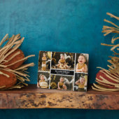 Eerste verjaardag zes fotocollage fotoplaat (Zijkant)