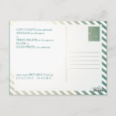 Eerste Verjaardagsbaan rond de Zon Briefkaart (Achterkant)