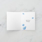 Eerste Verjaardagsblik Wie is een Verjaardags Kaar Notitiekaartje (Binnen)