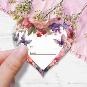 Eerste verjaardagscadeau voor babymeisje fee hart sticker