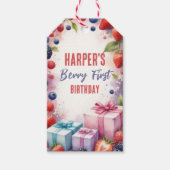 Eerste verjaardagscadeautag voor bes – Bessen & Ca Cadeaulabel (Voorkant)