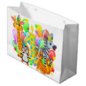 Eerste verjaardagsfeest dieren cadeautas (Voorkant Gekanteld)