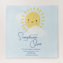 Eerste verjaardagsfeest Ray of Sunshine Schattige  Legpuzzel