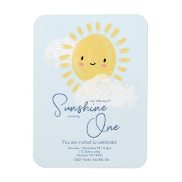 Eerste verjaardagsfeest Ray of Sunshine Schattige  Magneet