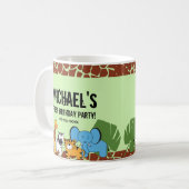 Eerste verjaardagsfeest Safari Koffiemok (Voorkant links)