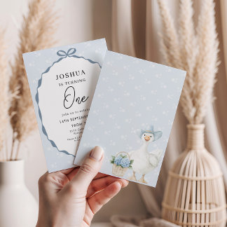 Eerste verjaardagsfeest Schattigee eend Kaart