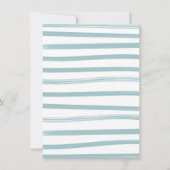 Eerste verjaardagsfeestje bij bijen kaart (Achterkant)