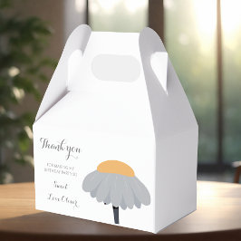 Eerste Verjaardagsfeestje Kamille Bloem Schattige Bedankdoosjes