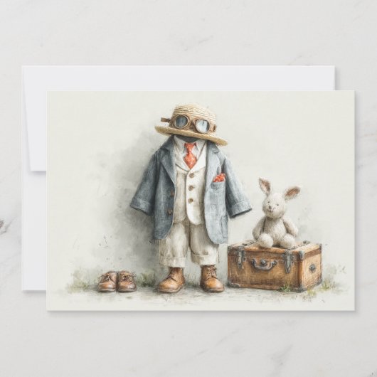 Eerste verjaardagsfeestje Kleine Ontdekkingsreizig Kaart (Voorkant)
