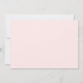 Eerste verjaardagsfeestje met aardbei en regenboog kaart (Achterkant)