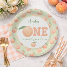 Eerste verjaardagsfeestje One Sweet Peach 