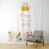 Eerste verjaardagsfeestje prinses tapestry achterg wandkleed (In situ)