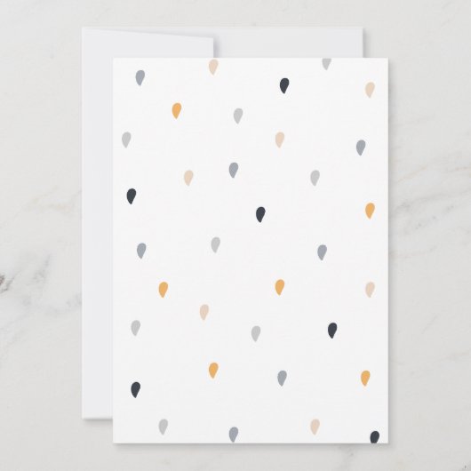 Eerste verjaardagsfeestje slak regenboog Schattige Kaart (Achterkant)