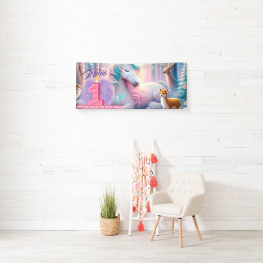 Eerste verjaardagsfeestje  spandoek (Insitu)