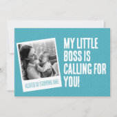 Eerste verjaardagsfeestje Uitnodiging (Voorkant)