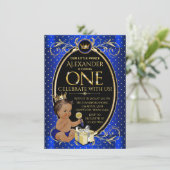 Eerste verjaardagsfeestje van Afro-Amerikaanse pri Kaart (Staand voorkant)