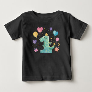 Eerste verjaardagsfeestje van Baby Draak voor jong